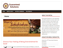Tablet Screenshot of guaranteedsolutions.org